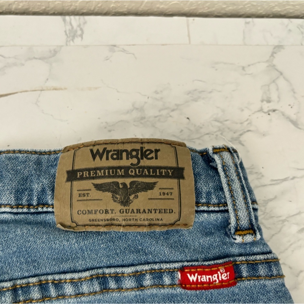 Vintage Wranglers Jeans Womens 12 Reg Western Country Blue Denim Pants - Picture 5 of 7